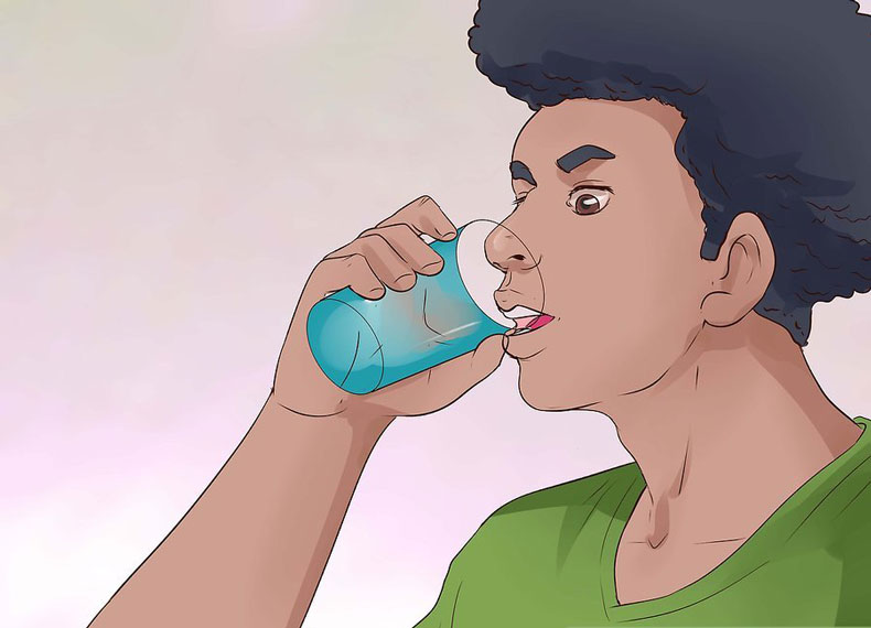 نوشیدن آب تقویت لاجونی