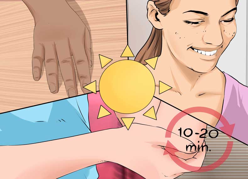 روش جذب ویتامین دی آفتاب