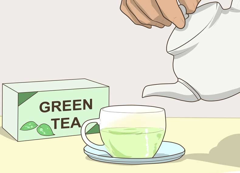 رویش مجدد مو با چای سبز
