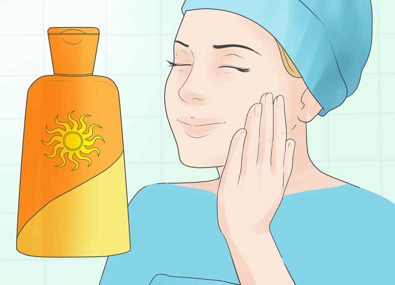 کرم ضد آفتاب در هنگام آفتاب سوختگی