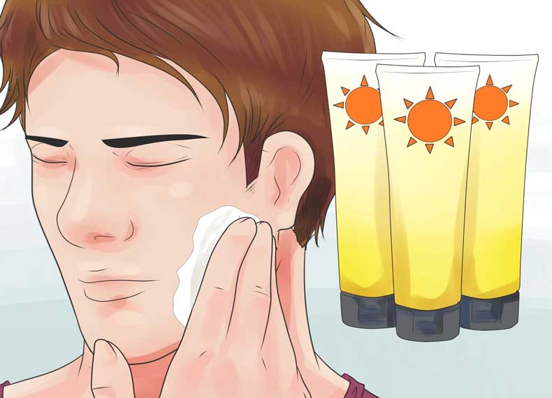کرم ضد آفتاب برای درمان جوش صورت