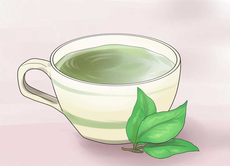 چای سبز ضد جوش