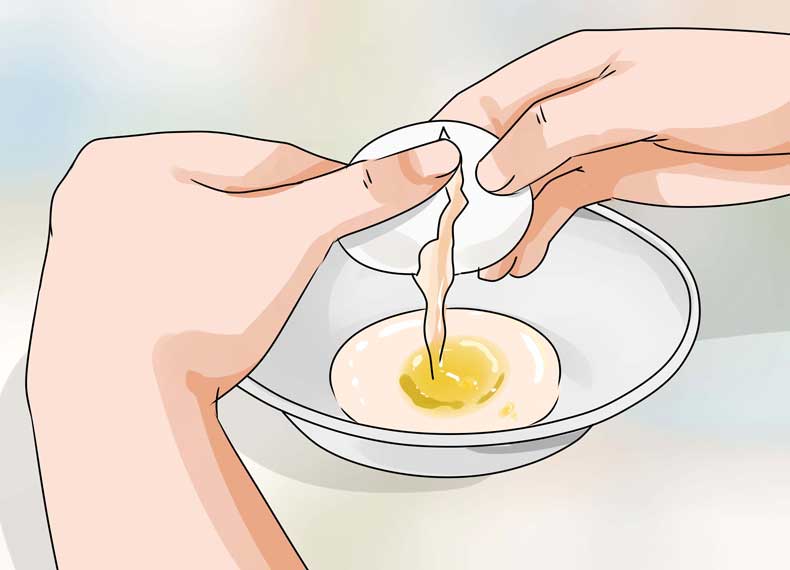درمان جوش سرسیاه با تخم مرغ