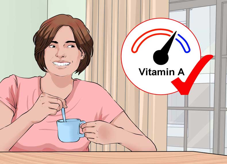 مقدار مناسب مصرف ویتامین A