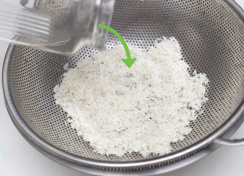 تهیه آب برنج