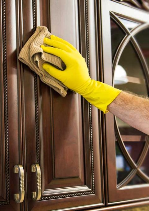 تمیز کردن کابینت